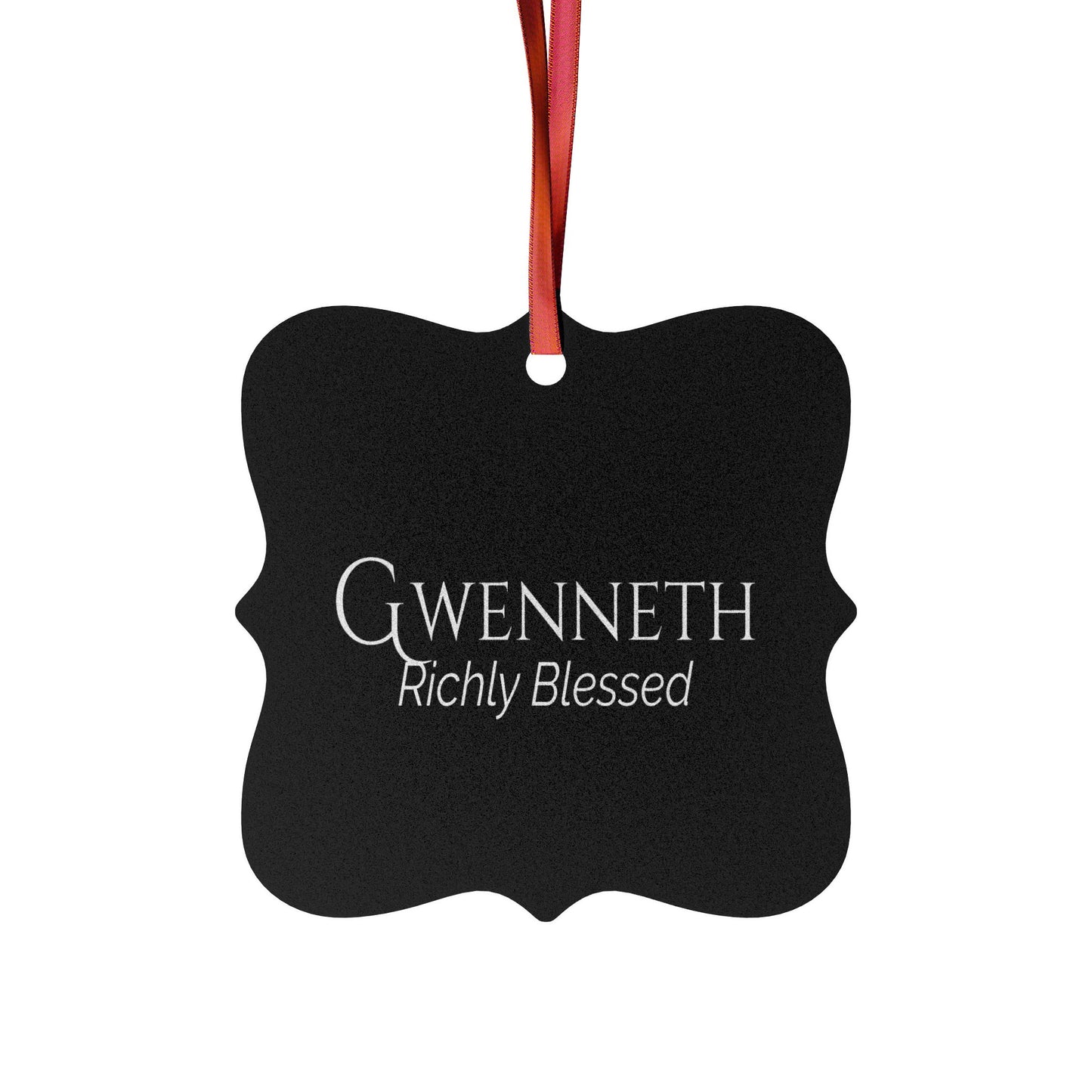 Gwenneth - Elegant Custom Name Meaning Ornament