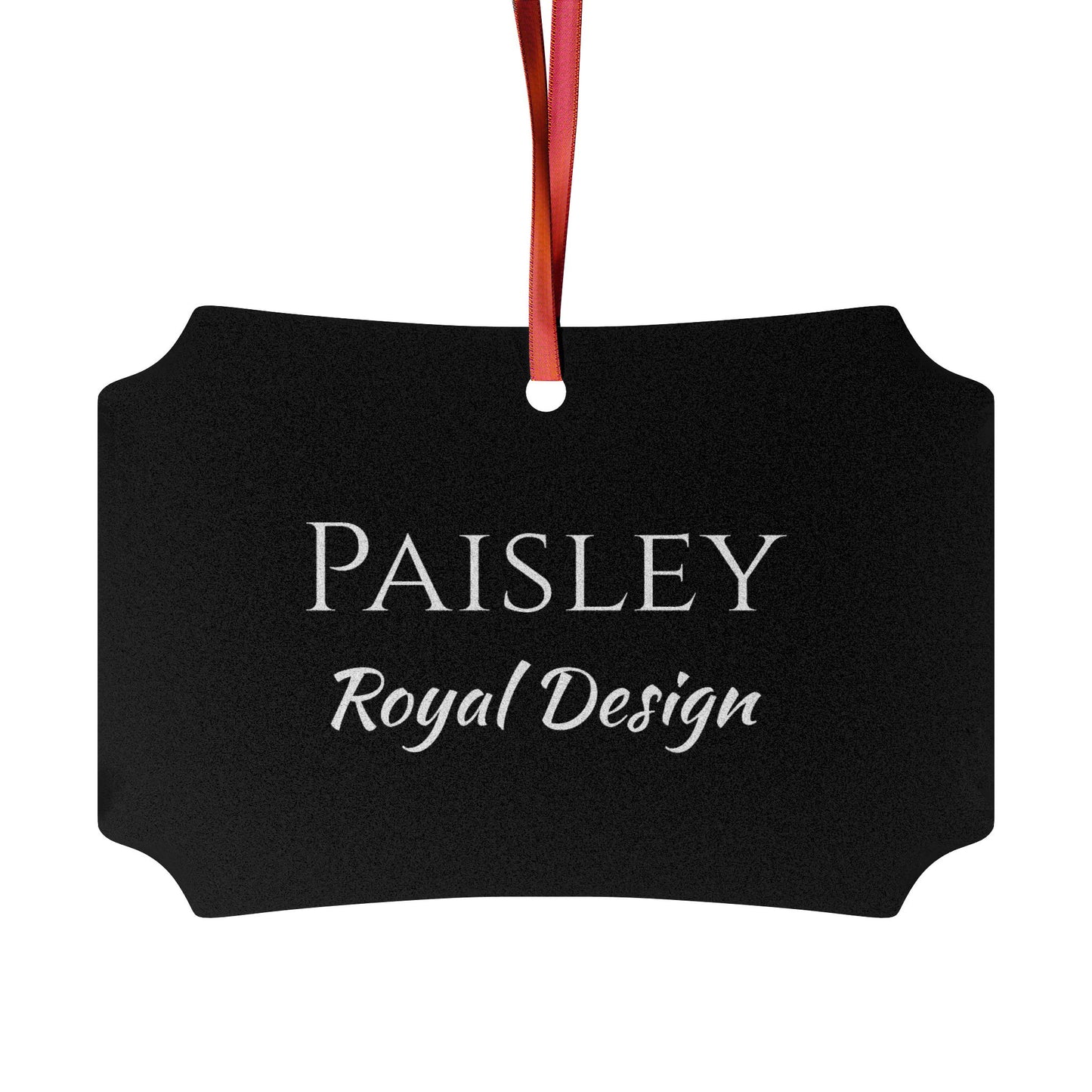 Paisley - Elegant Custom Name Meaning Ornament