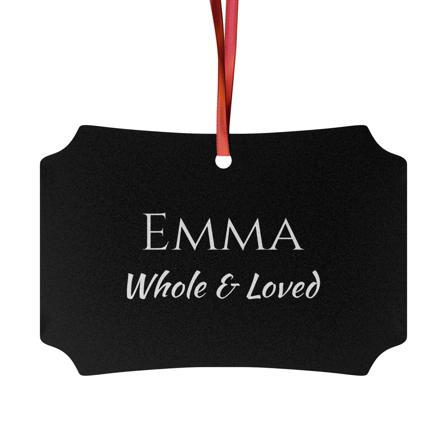 Emma - Elegant Custom Name Meaning Ornament