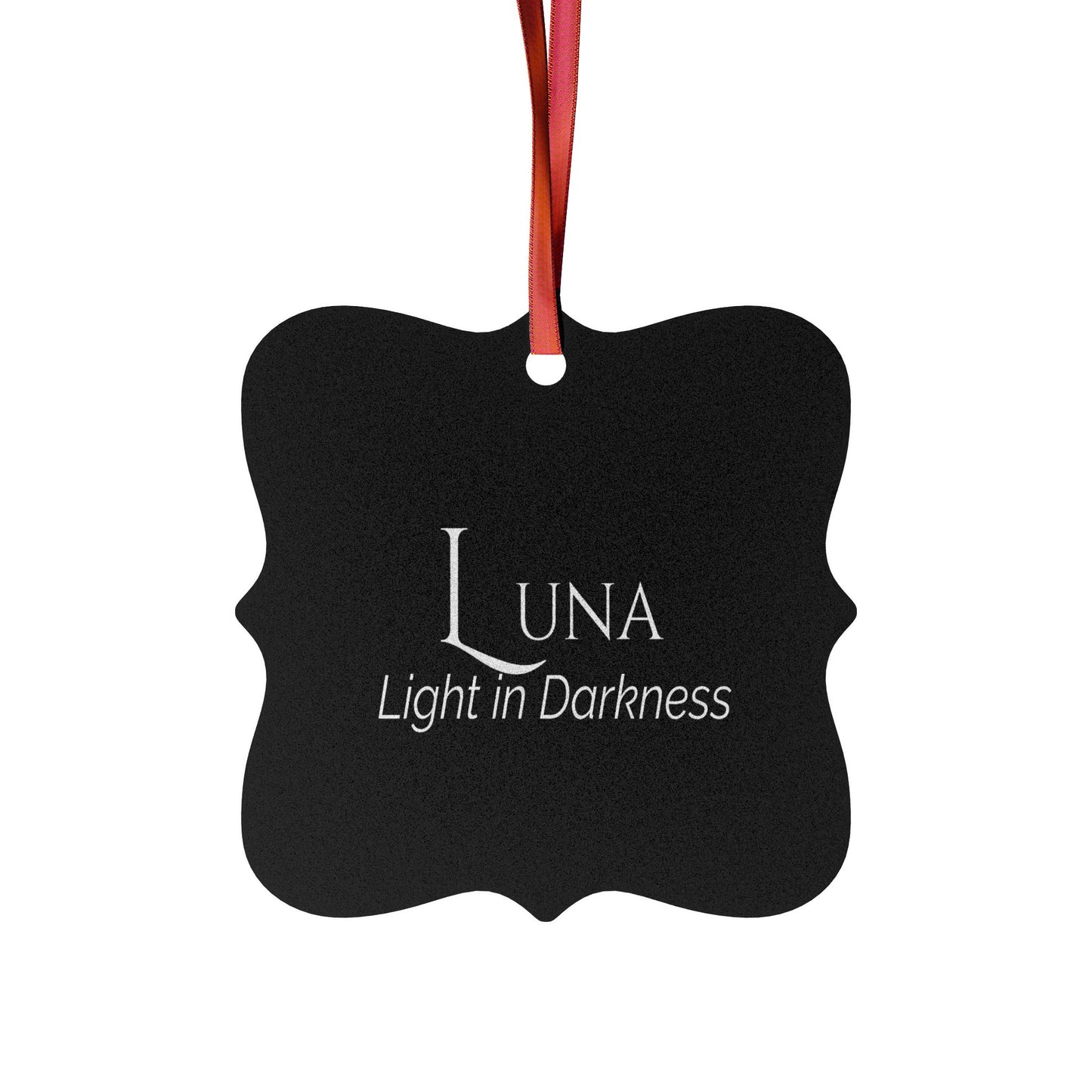 Luna - Elegant Custom Name Meaning Ornament