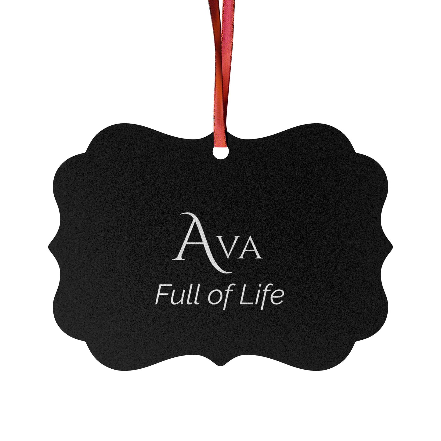 Ava - Elegant Custom Name Meaning Ornament