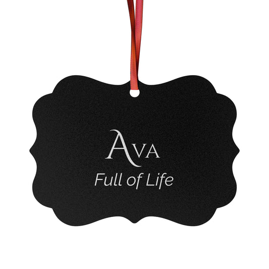 Ava - Elegant Custom Name Meaning Ornament