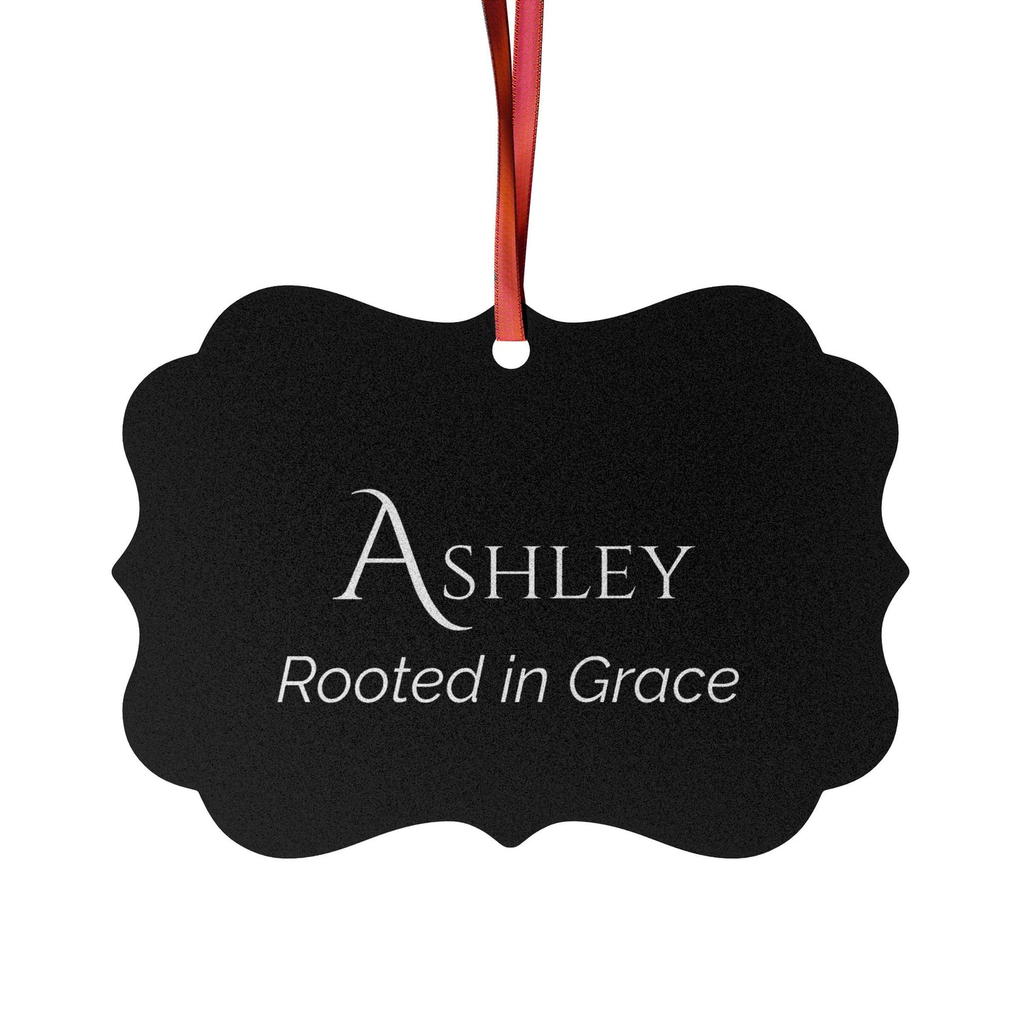 Ashley - Elegant Custom Name Meaning Ornament