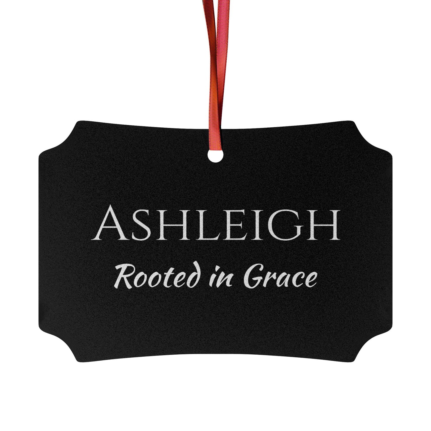 Ashleigh - Elegant Custom Name Meaning Ornament