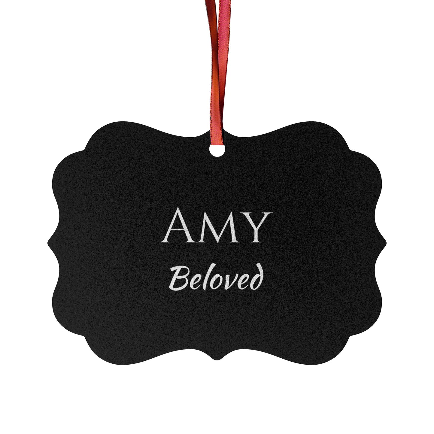 Amy - Elegant Custom Name Meaning Ornament