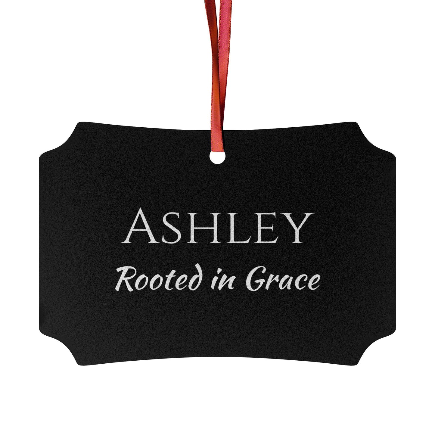 Ashley - Elegant Custom Name Meaning Ornament