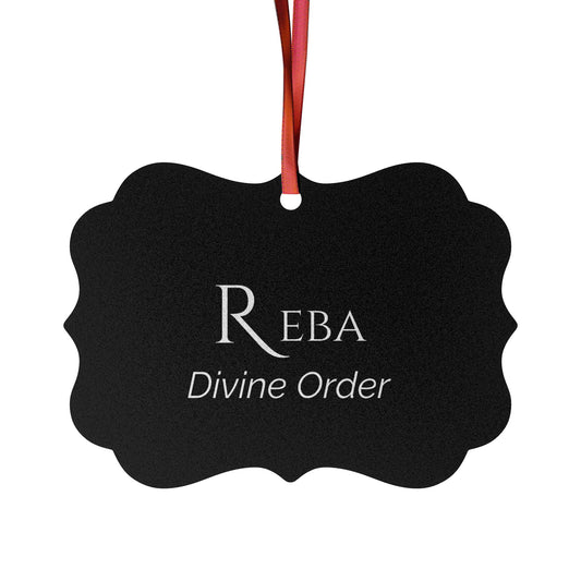 Reba - Elegant Custom Name Meaning Ornament