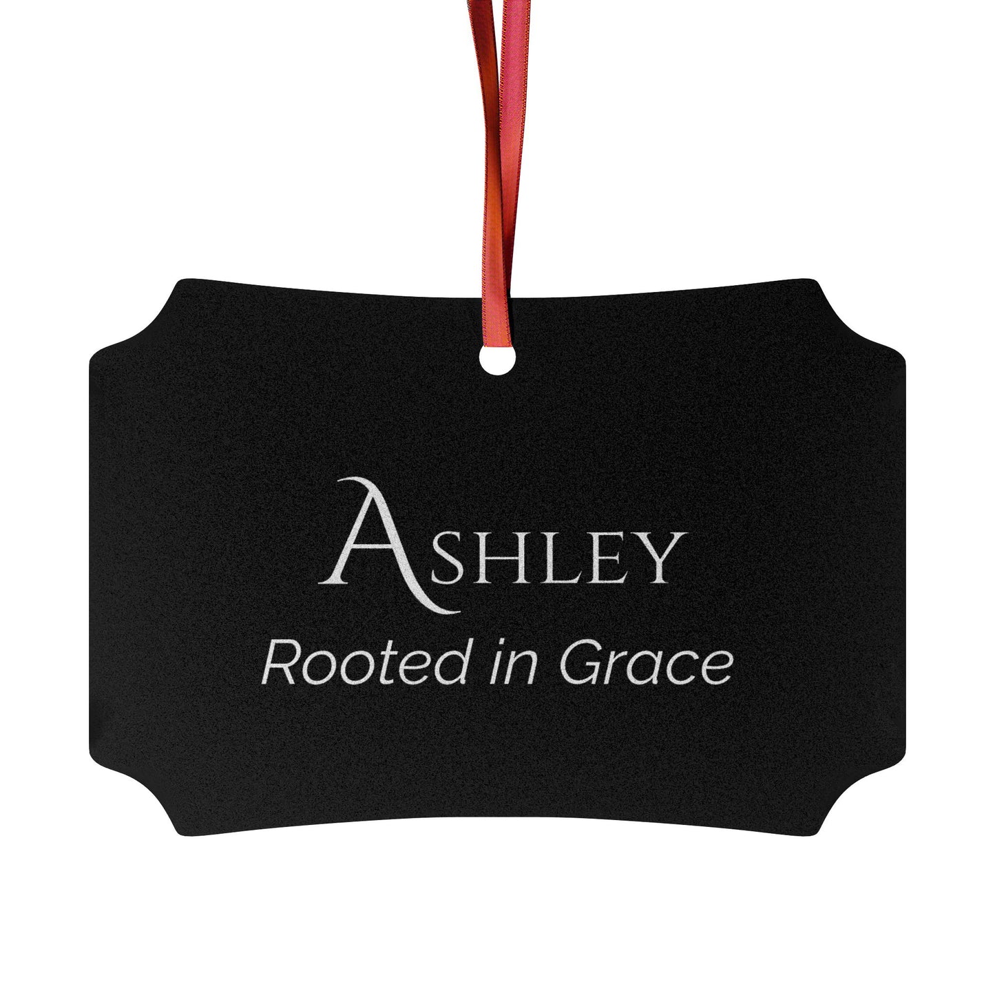 Ashley - Elegant Custom Name Meaning Ornament