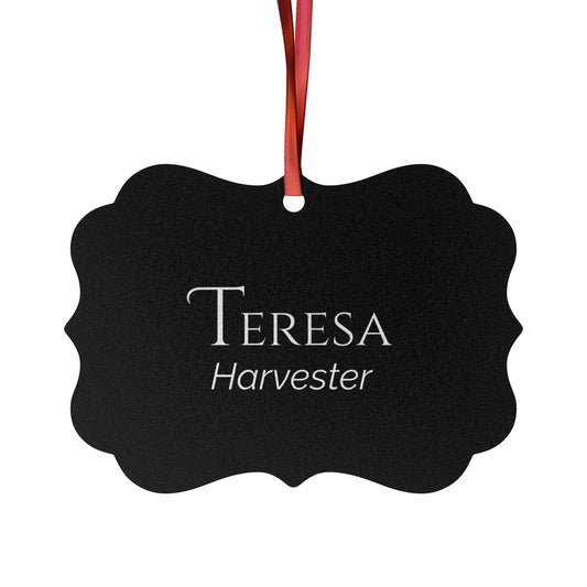 Teresa - Elegant Custom Name Meaning Ornament