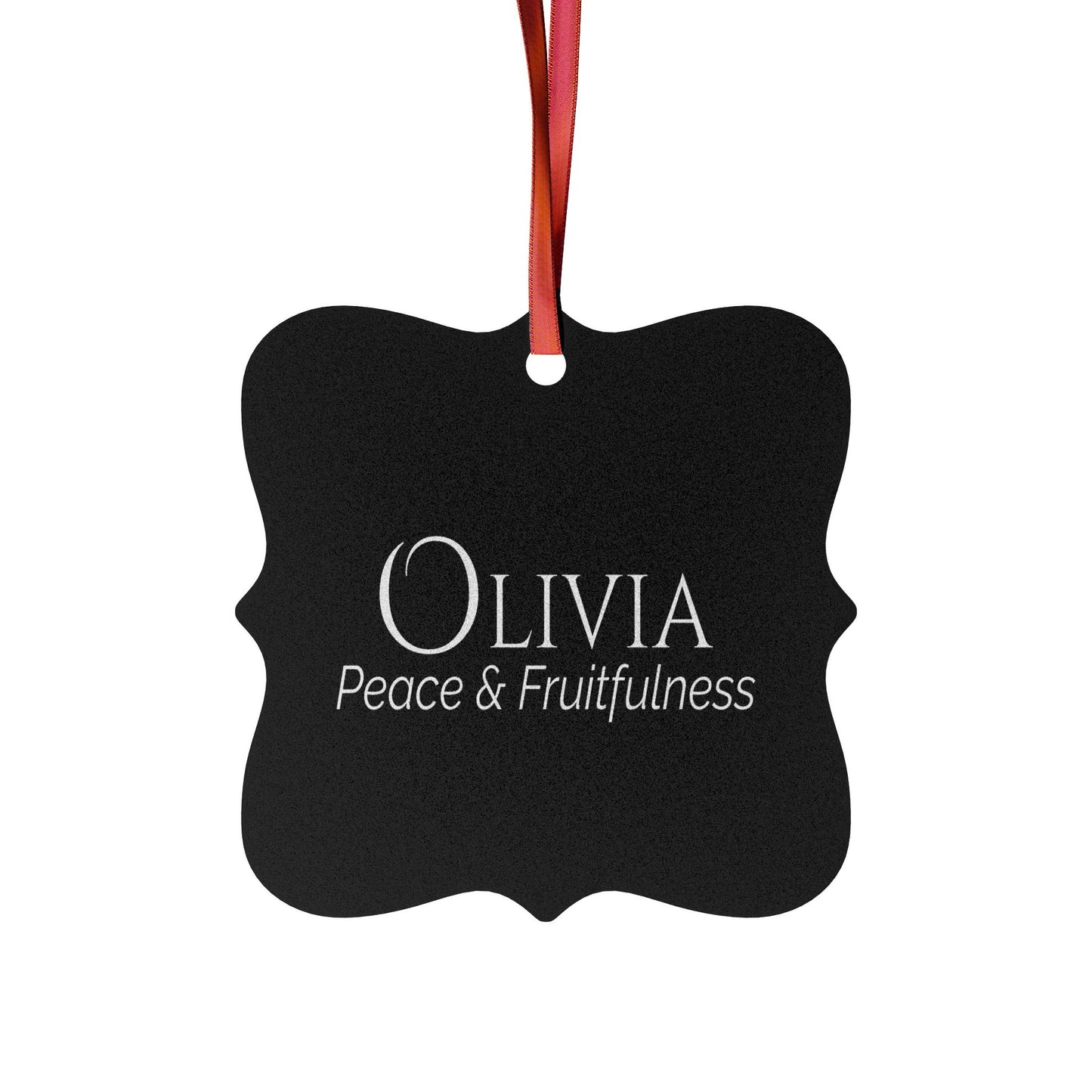 Olivia - Elegant Custom Name Meaning Ornament