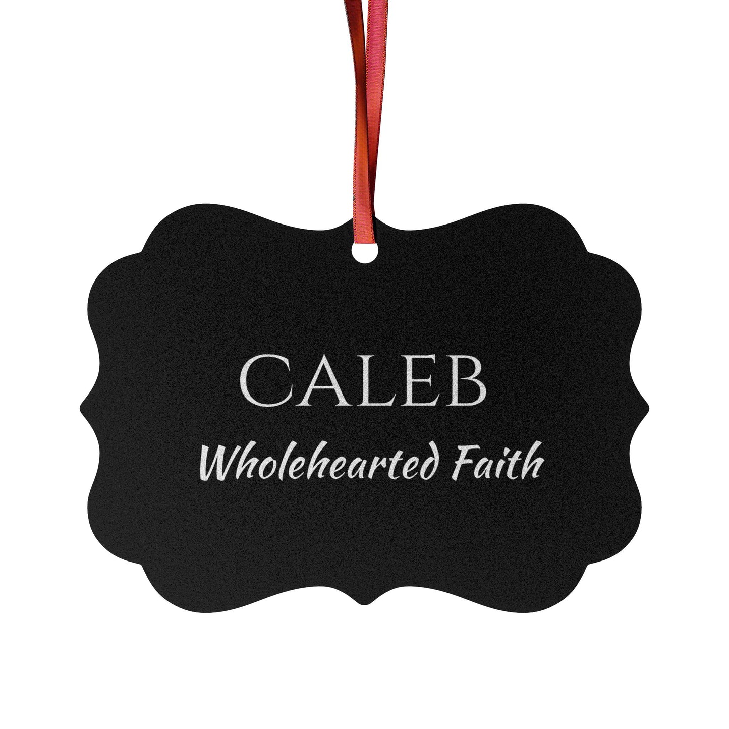Caleb - Elegant Custom Name Meaning Ornament