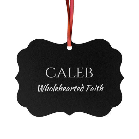 Caleb - Elegant Custom Name Meaning Ornament