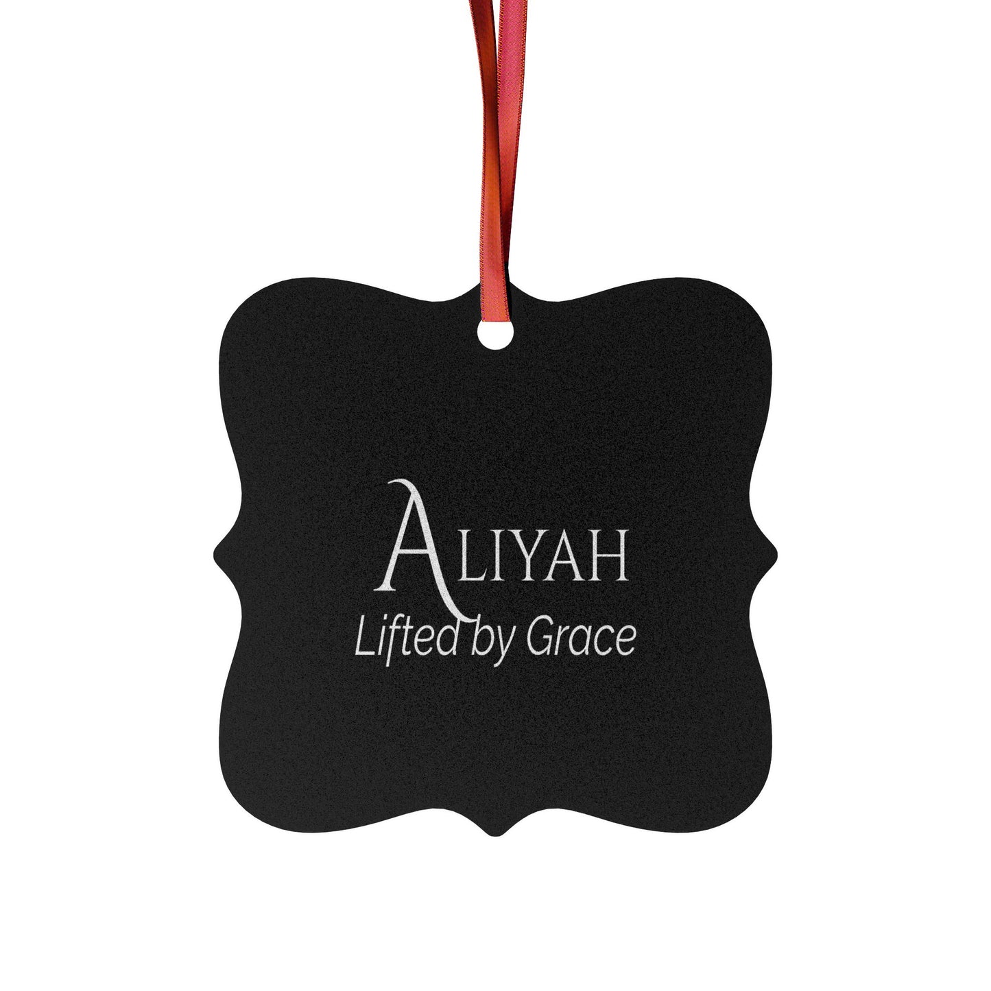 Aliyah - Elegant Custom Name Meaning Ornament