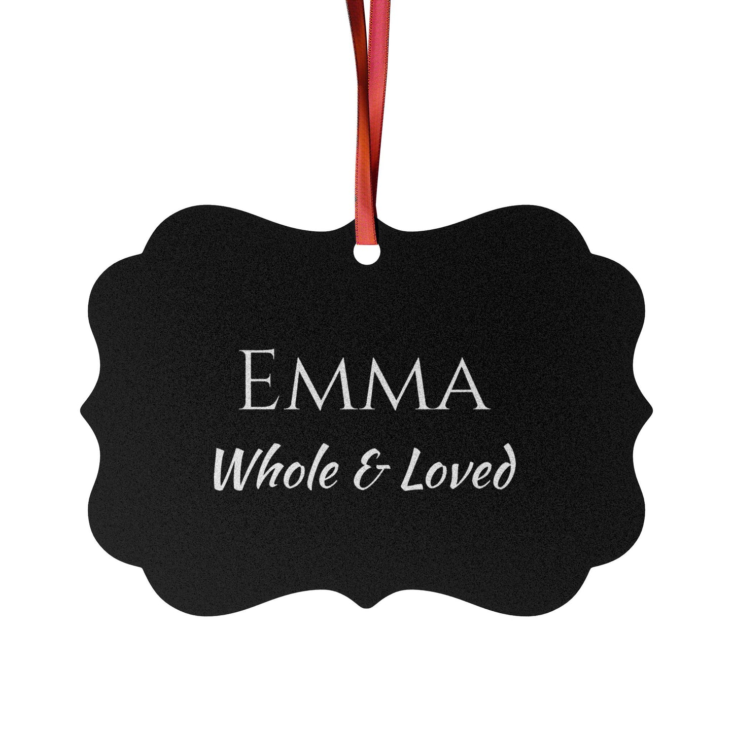 Emma - Elegant Custom Name Meaning Ornament