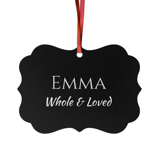 Emma - Elegant Custom Name Meaning Ornament