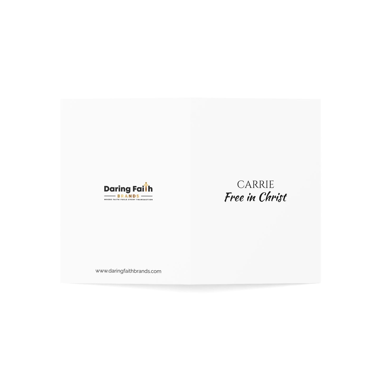 Carrie - Personalized Name Meaning Card with Poem