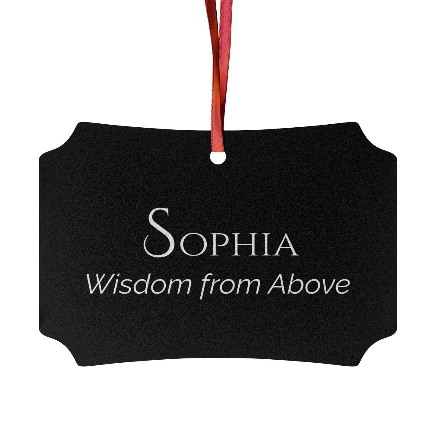 Sophia - Elegant Custom Name Meaning Ornament