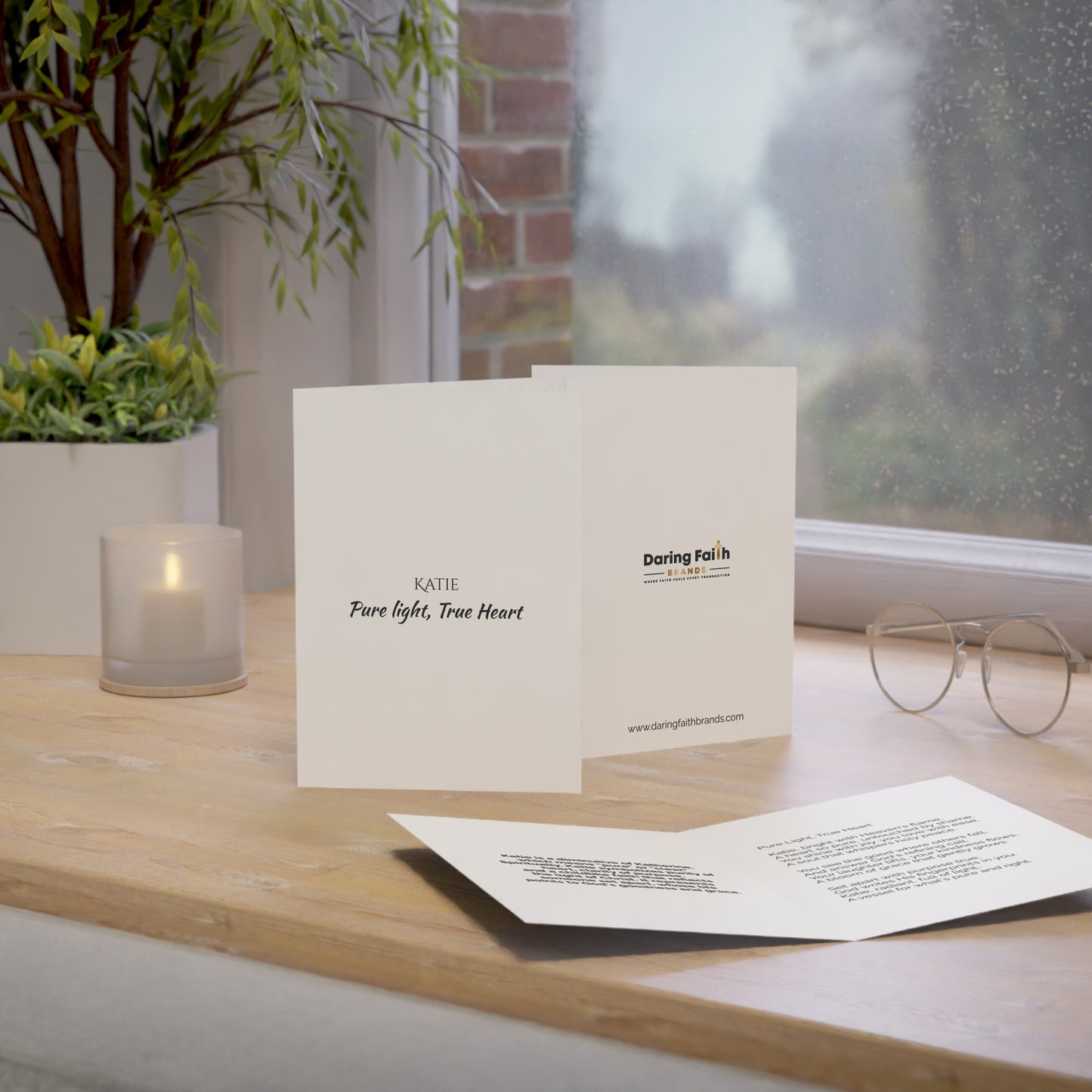 Katie - Personalized Name Meaning Card with Poem