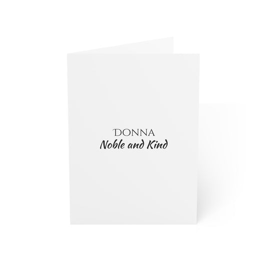 Donna - Personalized Name Meaning Card with Poem