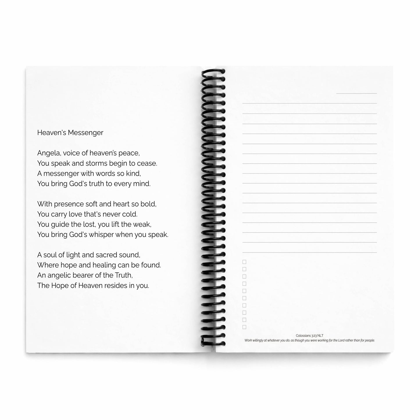 Angela - Meaningful Name Journal