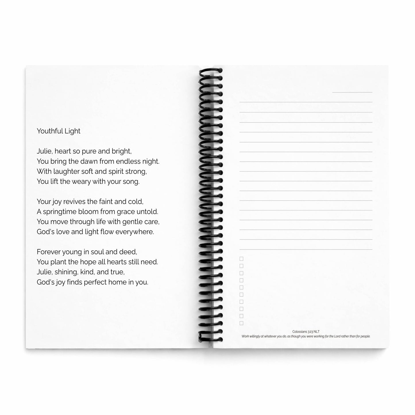 Julie - Meaningful Name Journal