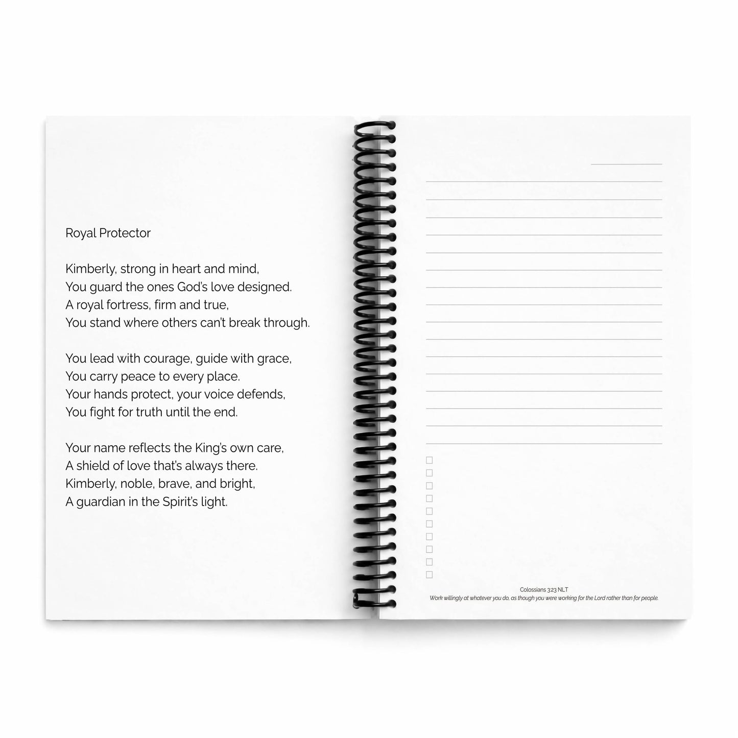Kimberly - Meaningful Name Journal