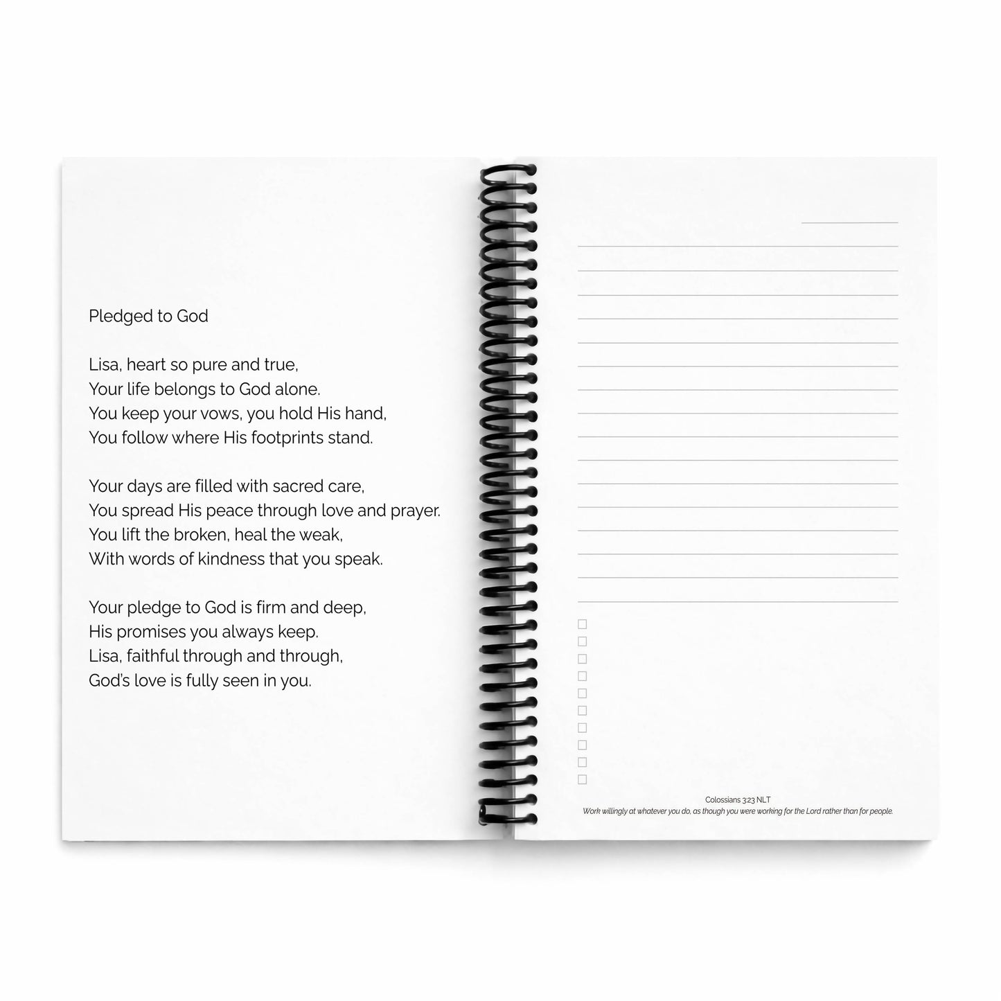 Lisa - Meaningful Name Journal