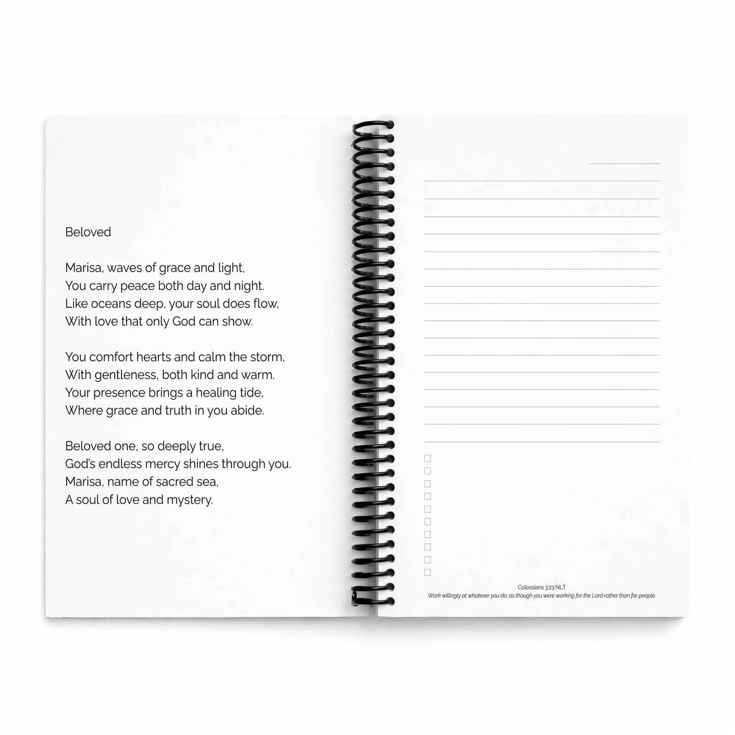 Marisa - Meaningful Name Journal