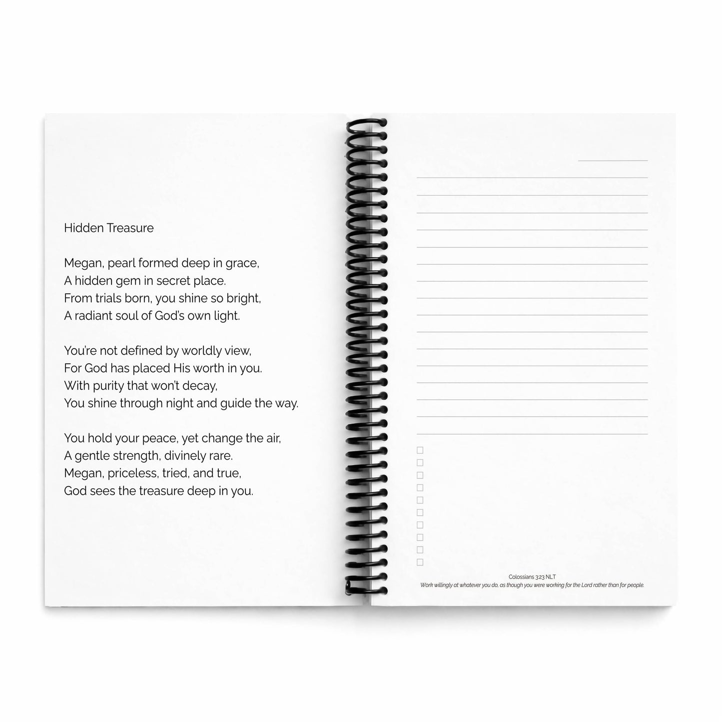Megan - Meaningful Name Journal