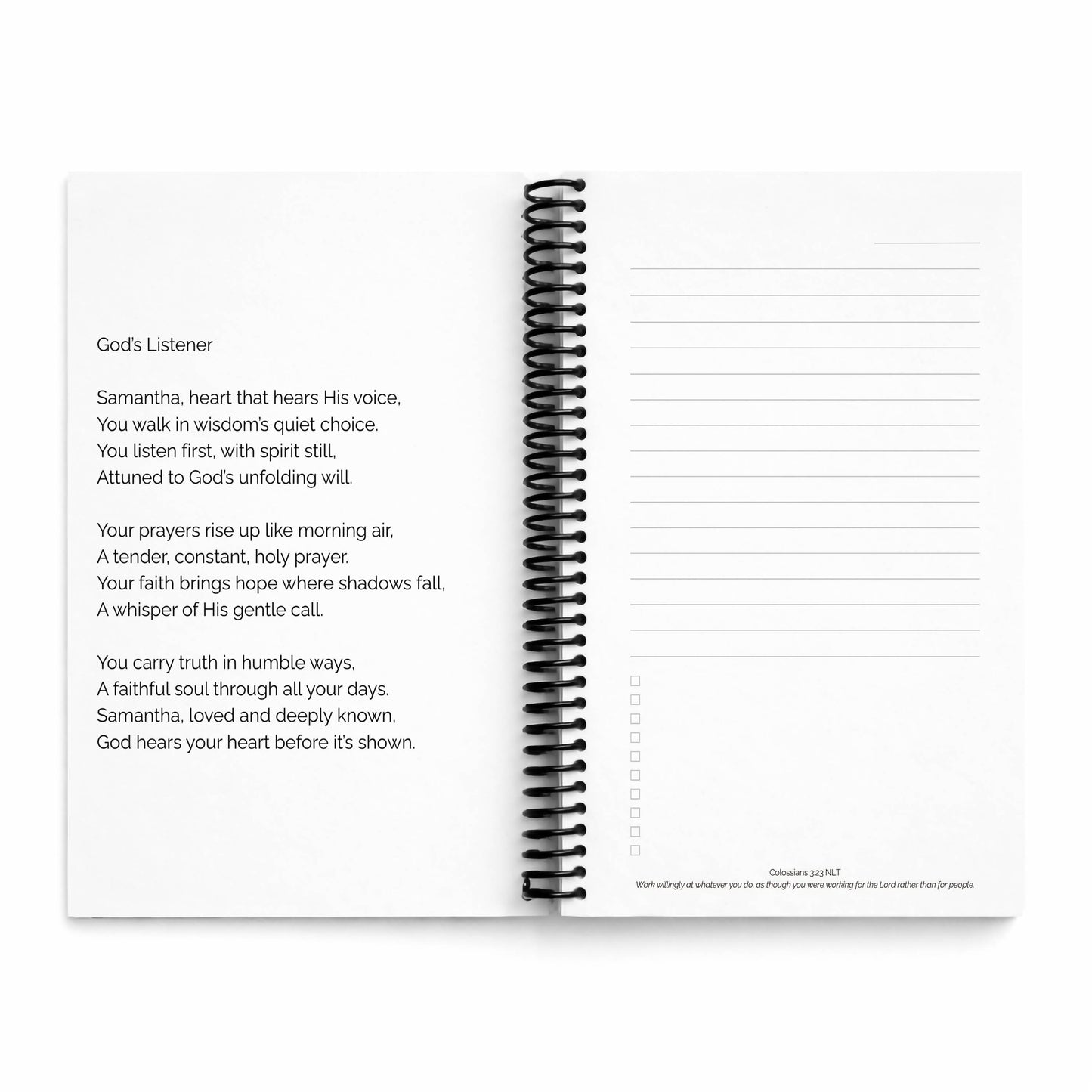 Samantha - Meaningful Name Journal